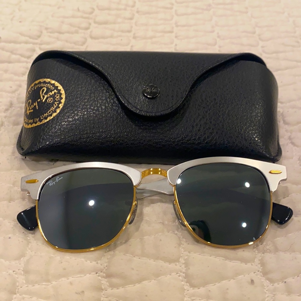 Retro Ray-Bans - Silver & Gold